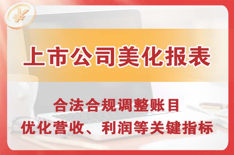 峨眉山上市公司美化报表
